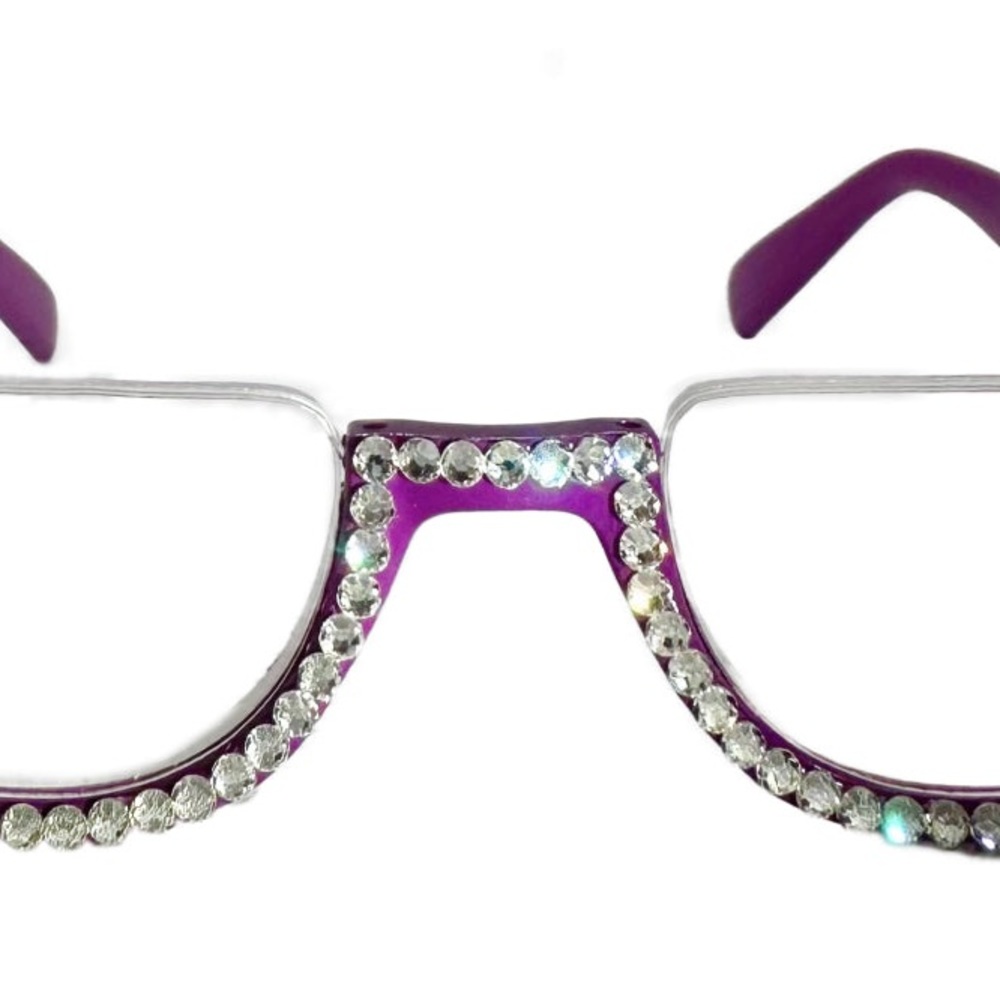 Diamond Sparkle rhinestone bling reading glasses.